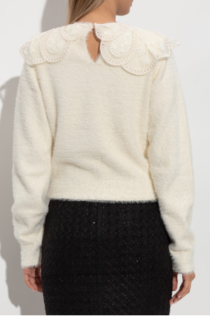 ROTATE Sweater with decorative collar