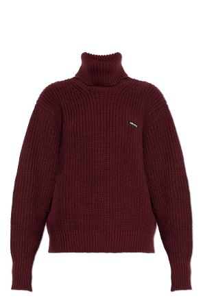 Turtleneck with logo