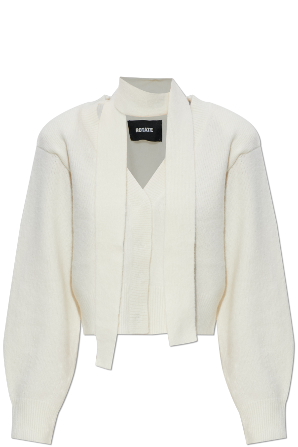 Tie-front cardigan od ROTATE