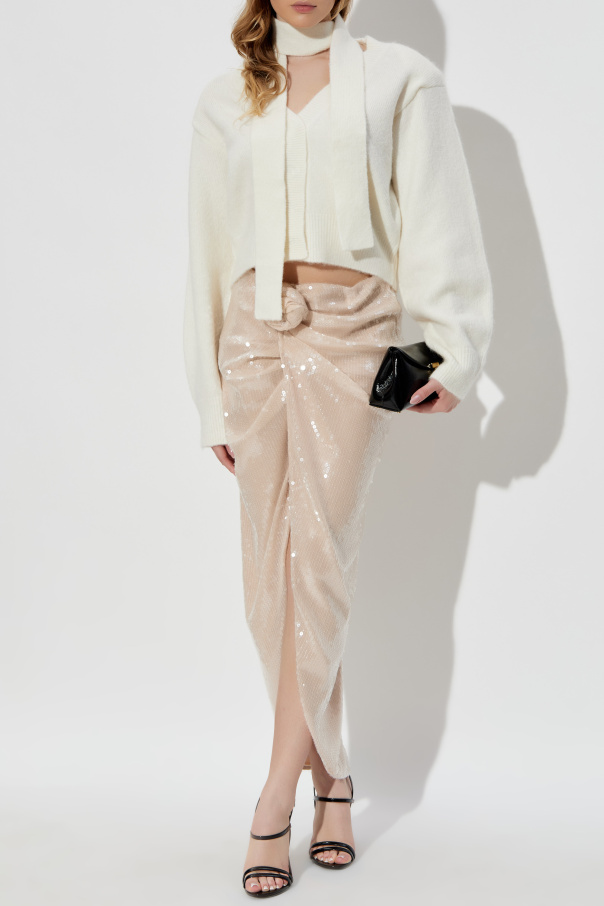 ROTATE Cardigan mit Bindegürtel