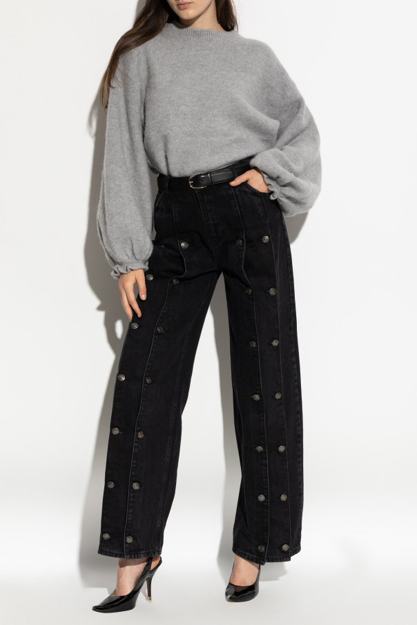 ROTATE Sweater with puff sleeves