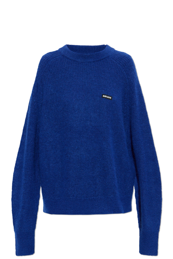 Sweater with logo patch od ROTATE