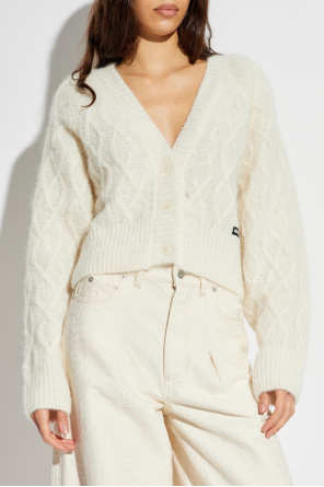 ROTATE Cárdigan con parche de logo