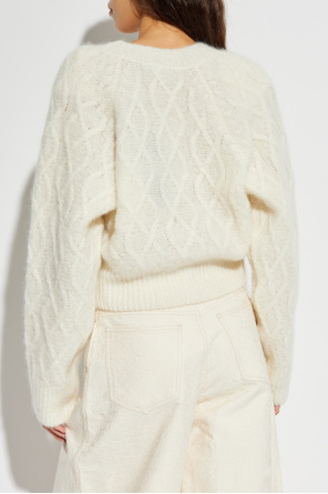 ROTATE Cárdigan con parche de logo