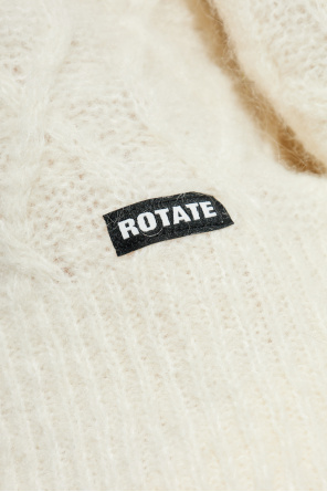 ROTATE Cárdigan con parche de logo