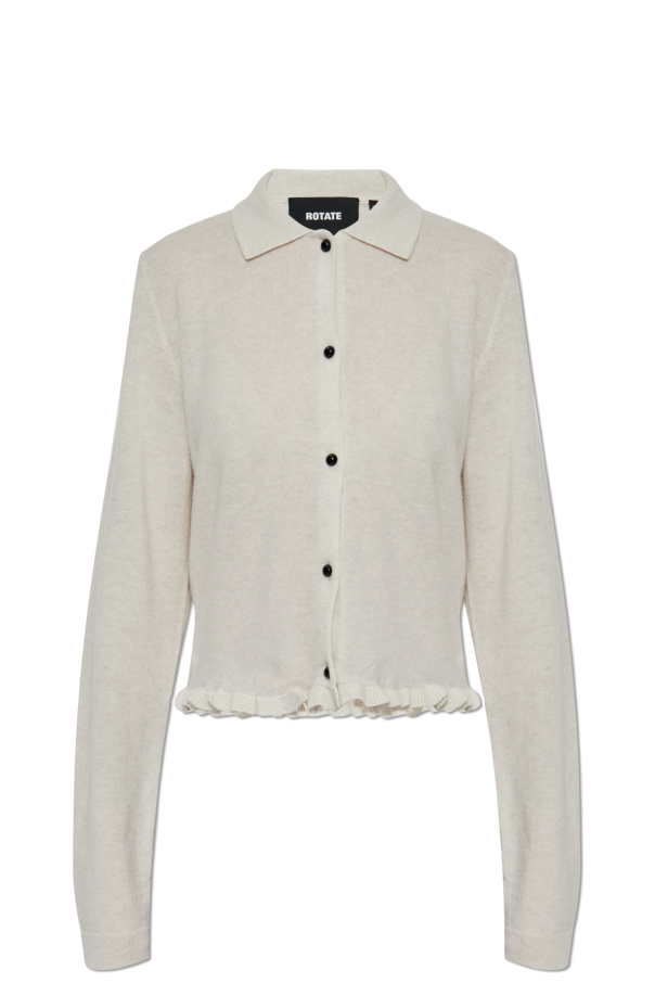 Cardigan with a ruffle od ROTATE