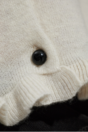 ROTATE Cardigan with a ruffle