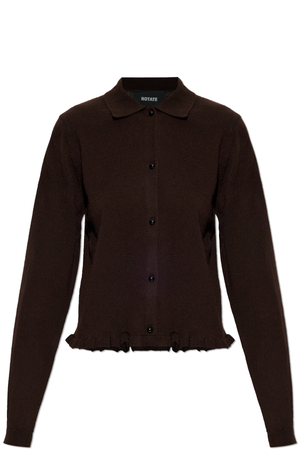 Cardigan with a frill od ROTATE