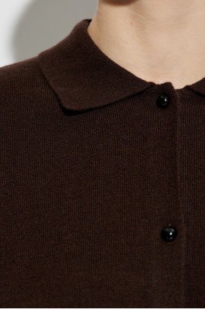 ROTATE Cardigan with a frill