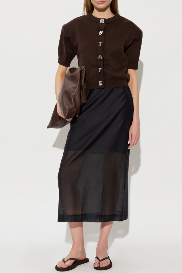 ROTATE Short-sleeved cardigan