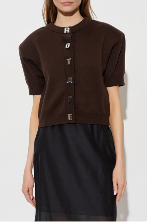 ROTATE Short-sleeved cardigan