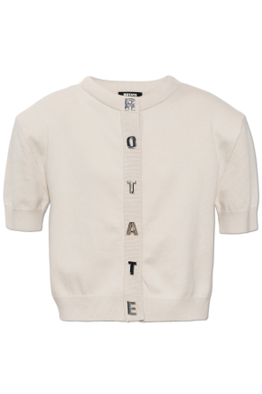 Short-sleeved cardigan