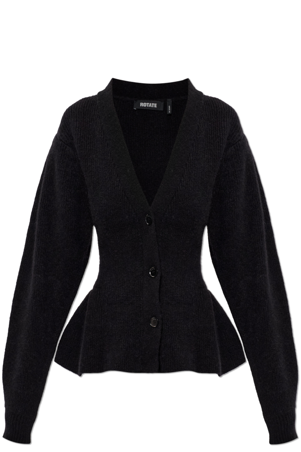 Cardigan with peplum od ROTATE