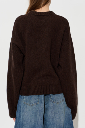 ROTATE Wool sweater with logo