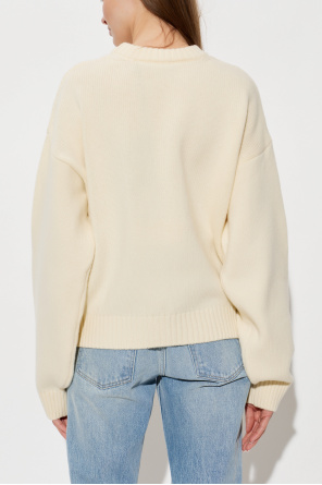 ROTATE Wool sweater with logo