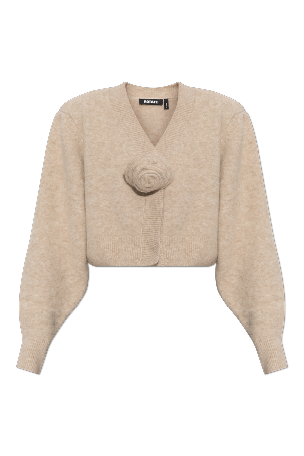 Cardigan with applique od ROTATE