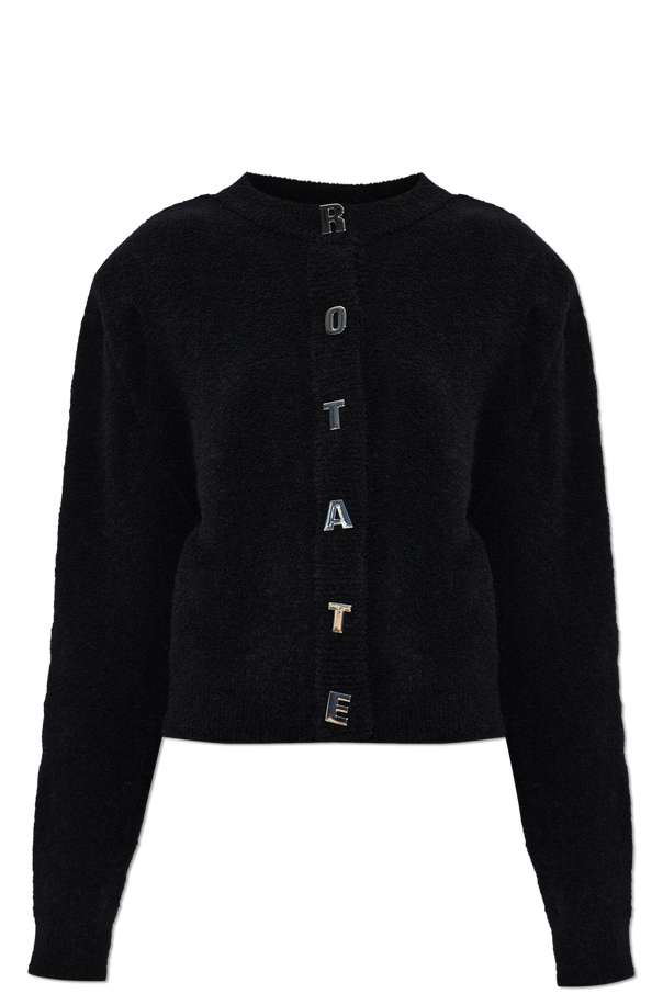 Wool cardigan with logo od ROTATE