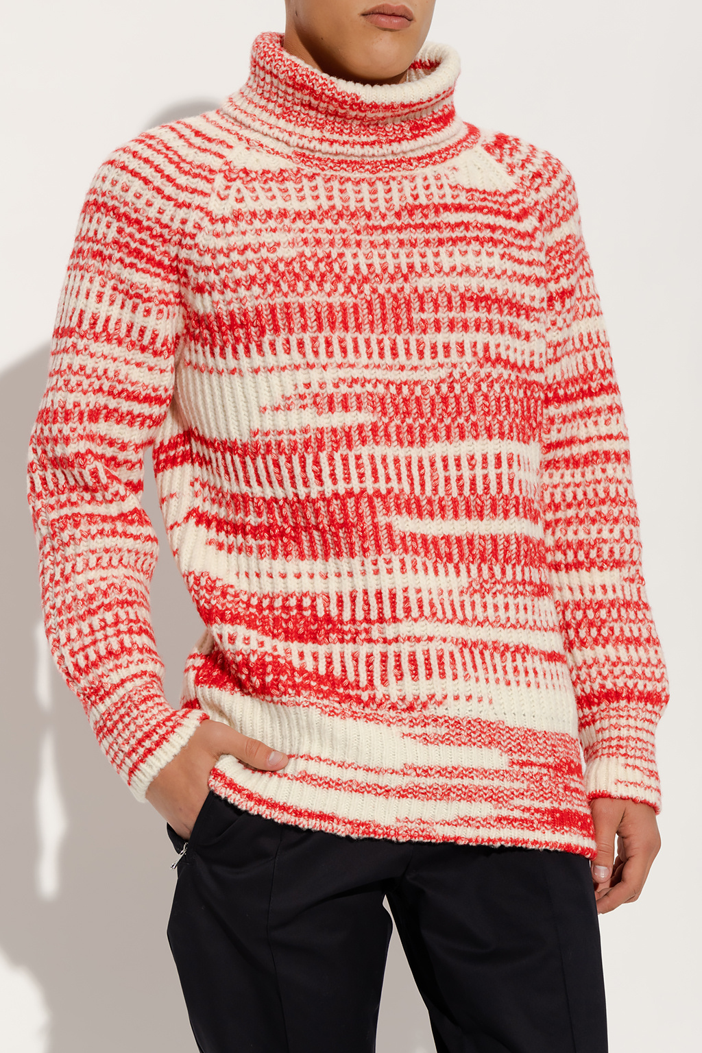Salvatore Ferragamo Patterned turtleneck sweater