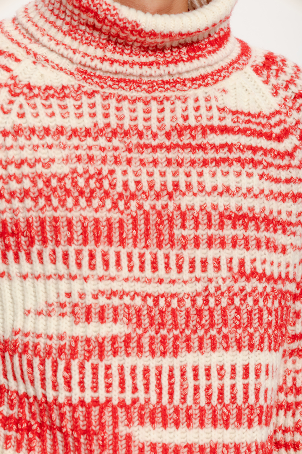 Salvatore Ferragamo Patterned turtleneck sweater
