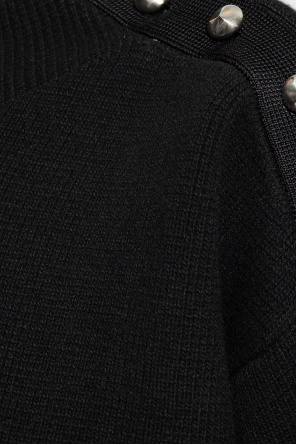 FERRAGAMO Sweter z guzikami