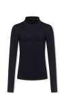 MISBHV BLACK Turtleneck top with logo