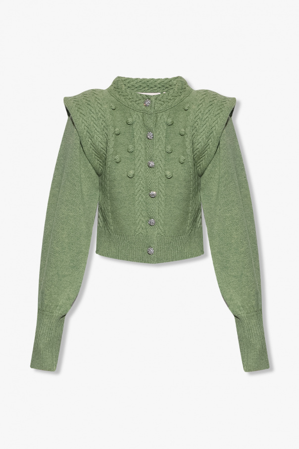 Shirt Bernard 1154 ‘Ena’ cardigan with puff sleeves