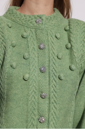 Shirt Bernard 1154 ‘Ena’ cardigan with puff sleeves
