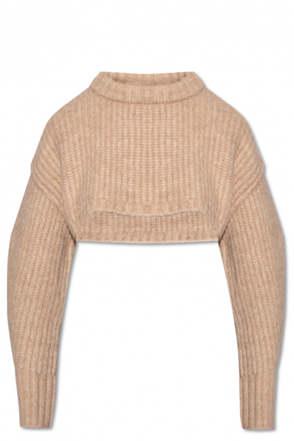 Holzweiler Cropped zip-front sweater