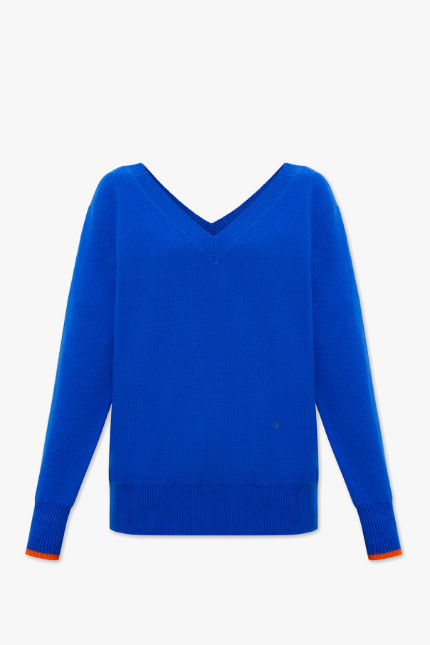 Victoria Beckham Cashmere polo-pony sweater