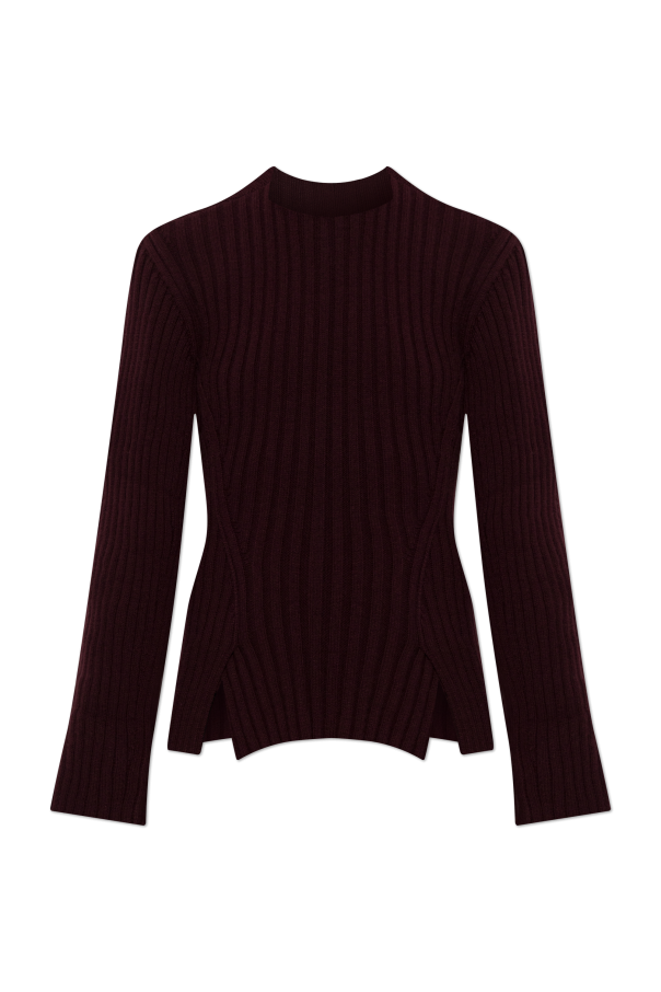 Wool sweater with double slit od Victoria Beckham