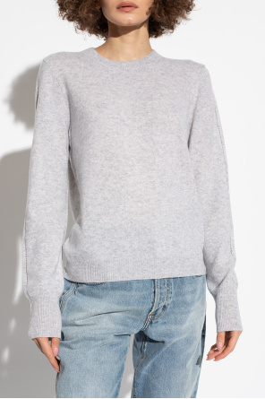 LABEL GROUP embroidered logo cotton T-shirt ‘Ilena’ cashmere sweater