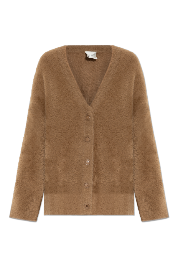 forte_forte Cardigan with decorative finish