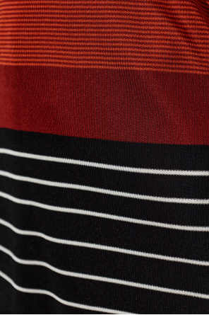 FERRAGAMO Top con estampado de rayas