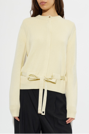 FERRAGAMO Cashmere cardigan with belt