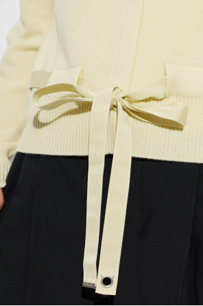 FERRAGAMO Cashmere cardigan with belt