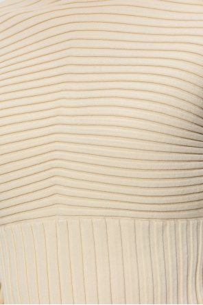 Tory Burch Cropped ribbed sweater