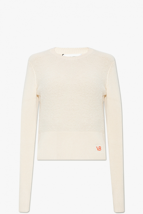 Victoria Beckham Womens lifestyle cropped long sleeve t-shirt
