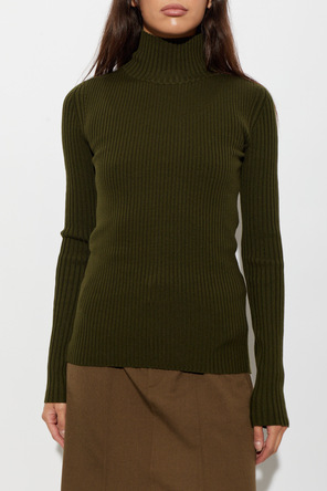 Victoria Beckham Wool top with turtleneck