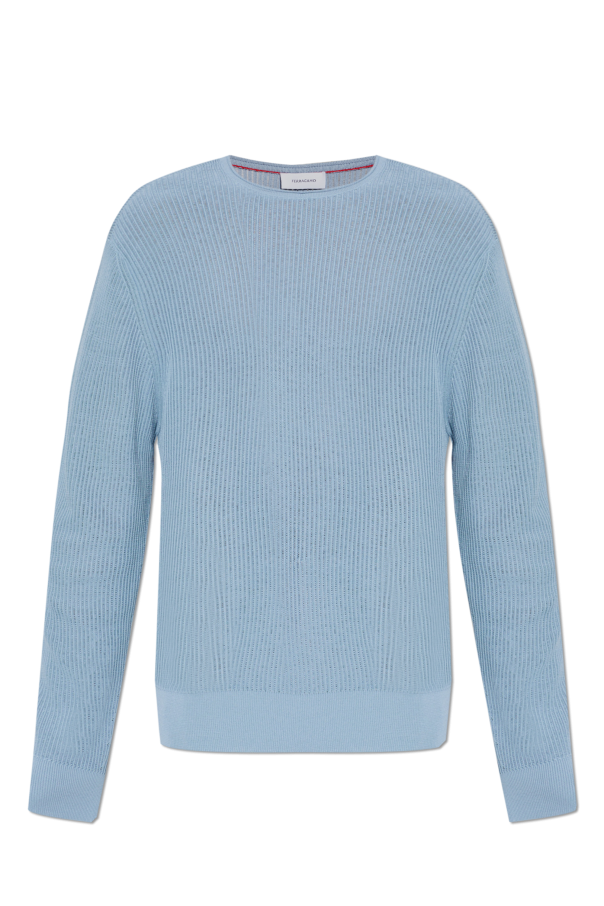Sweater with a crew neckline od FERRAGAMO