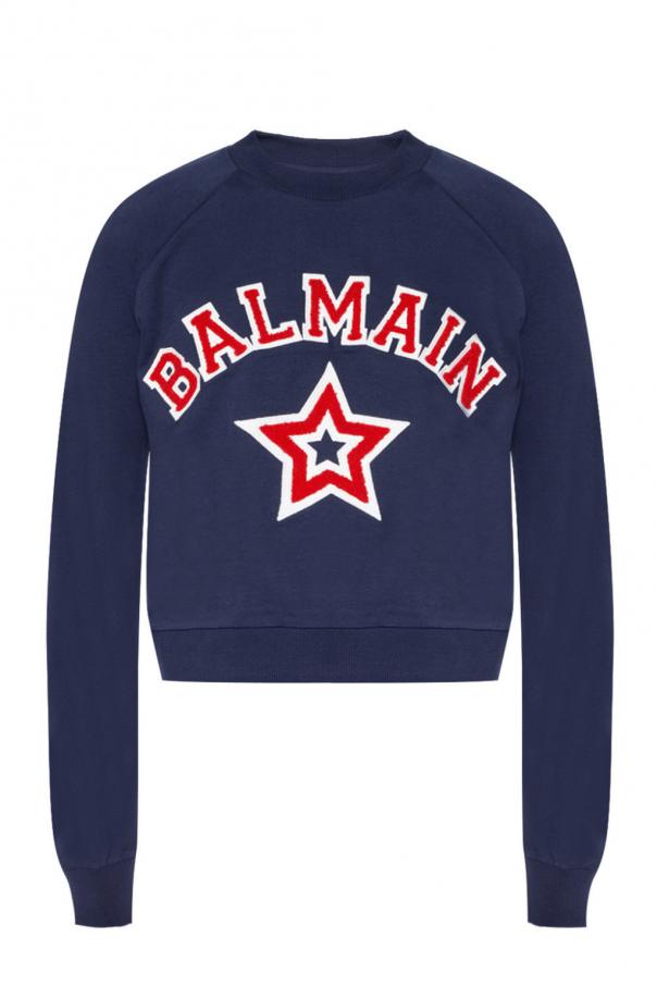 balmain navy sweatshirt