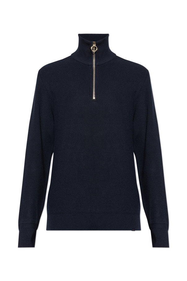 Sweater with a zip neckline od Paul & Shark