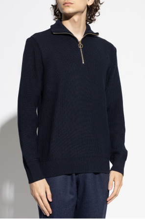 Paul & Shark Pullover mit Reißverschluss am Ausschnitt