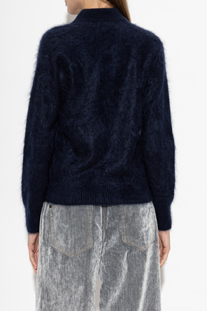 forte_forte Cashmere Long-Sleeve Polo Shirt