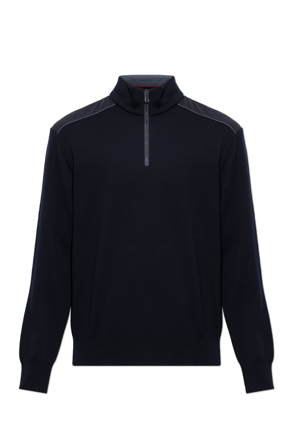 Sweater with a stand-up collar od Paul & Shark