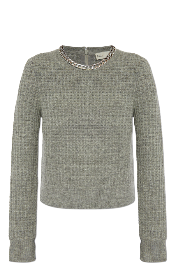 Sweater with wool finish, zdjęcie 1 Sweater with wool finish od Tory Burch