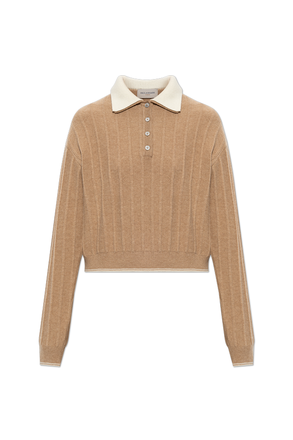 Long-sleeved wool polo od Paul & Shark