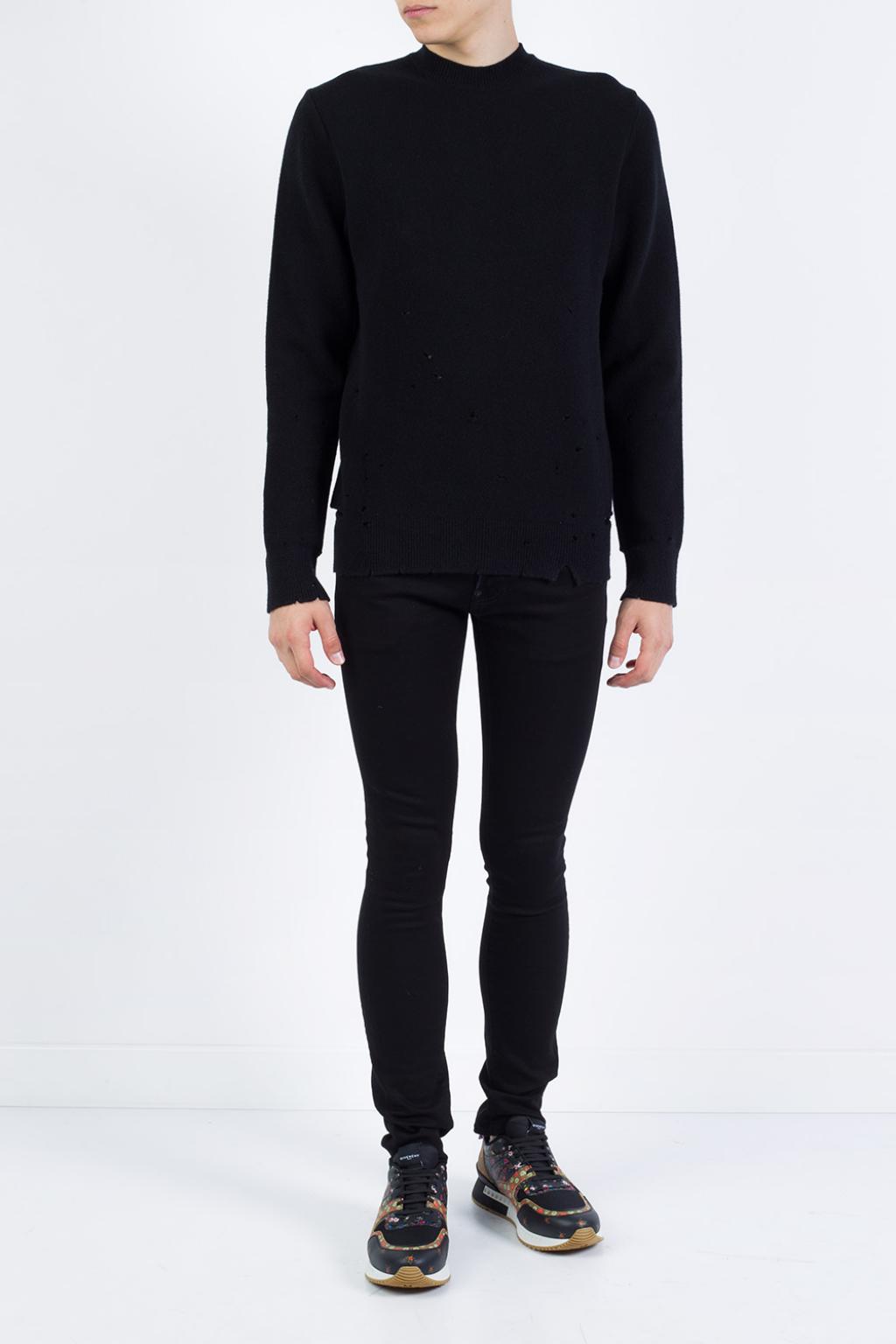 givenchy jumper with holes