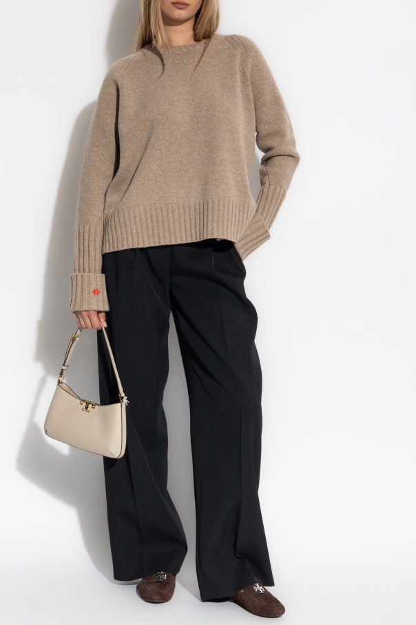 Tory Burch Jersey de lana con cuello redondo