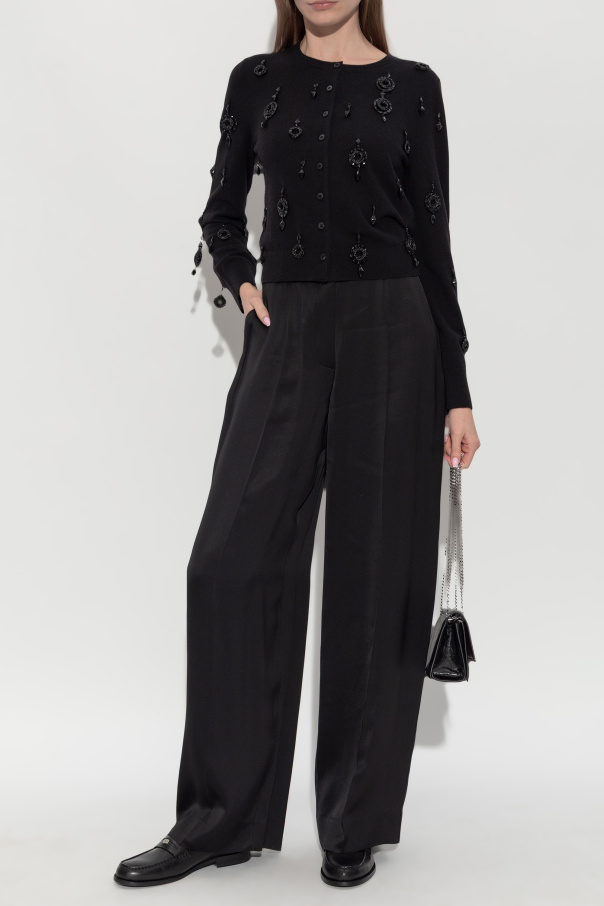 Tory Burch Cardigan mit glänzenden Paillettenbesätzen