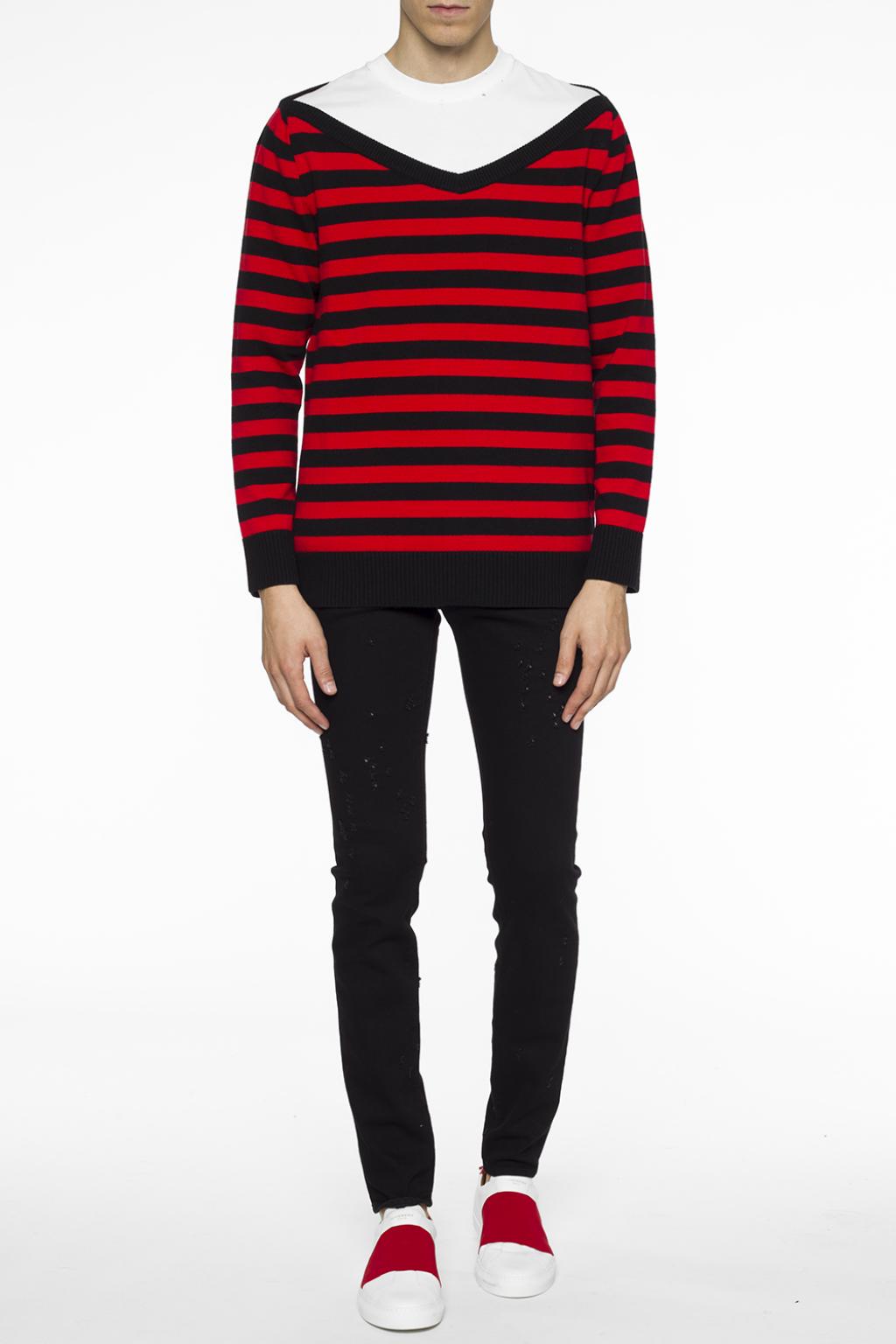 givenchy striped sweater